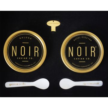 NOIR Caviar Royal Ossetra & Kaluga Gift Set