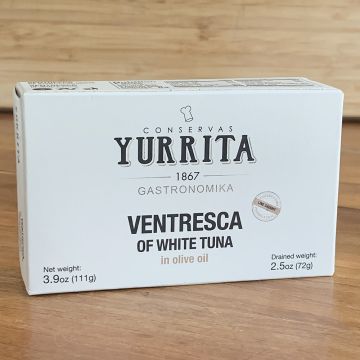 Yurrita Ventresca of White Tuna, 111g Tin